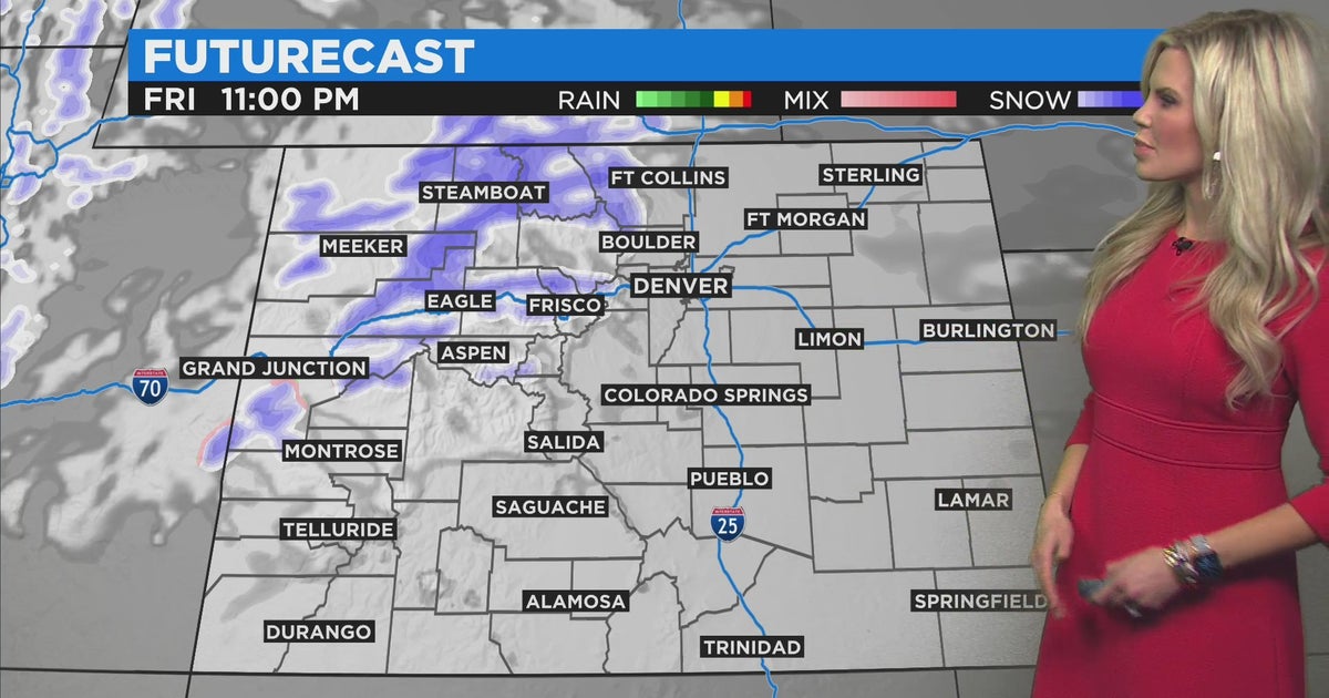 Denver Weather: Another Round Of Snow Heading For Colorado - CBS Colorado