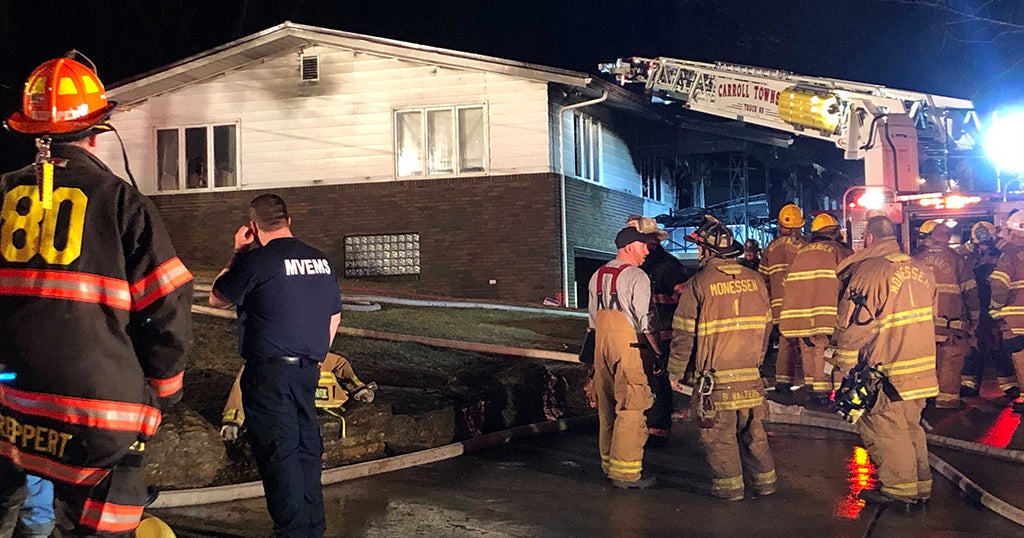 2 Escape LateNight Monessen Fire After Being Trapped Inside Home CBS