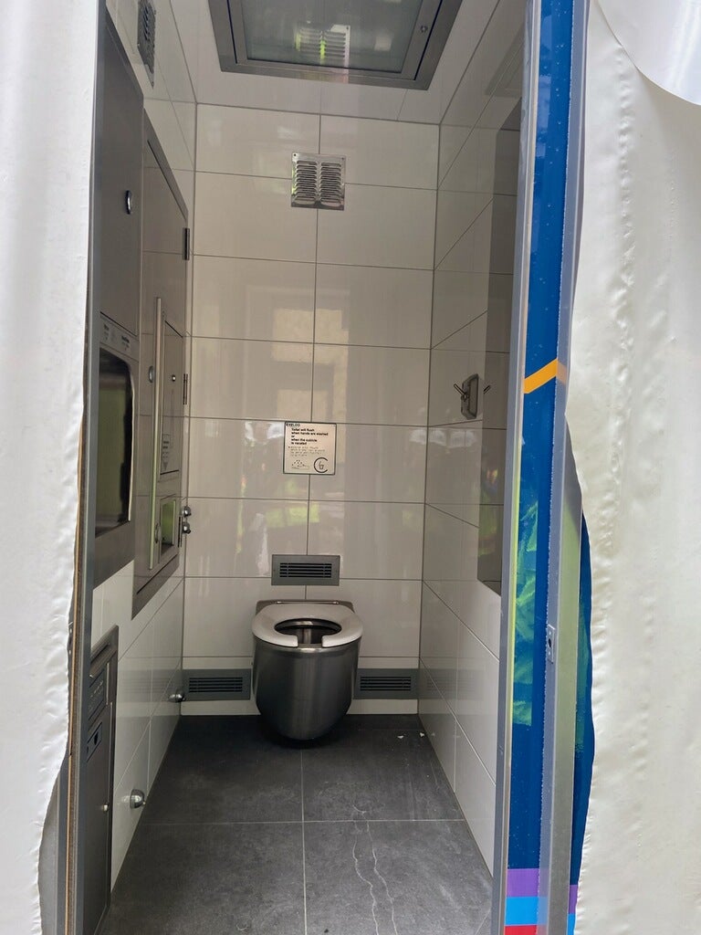 Denver Installs Permanent Public Restroom Near 16th Street Mall - CBS