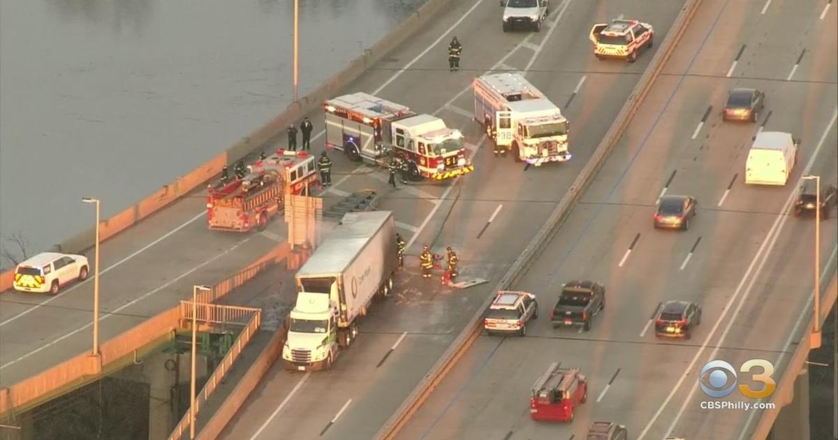 Portion Of Walt Whitman Bridge Reopens After Early Morning Truck Fire CBS Philadelphia