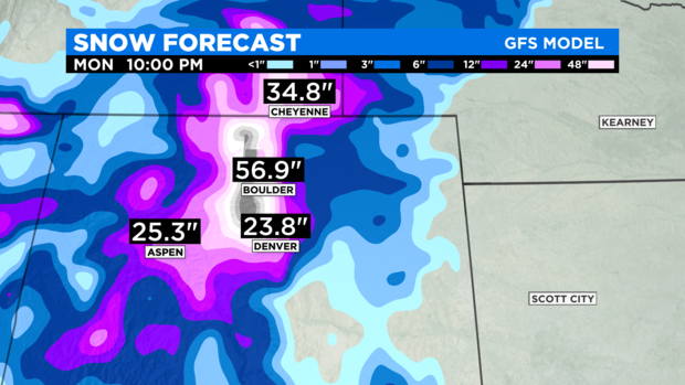 CBSN FutureCast Snow Accum EURO National 