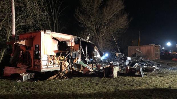 mobile home explosion 