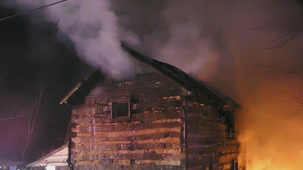 Ellport Lawrence County Log Cabin Fire 