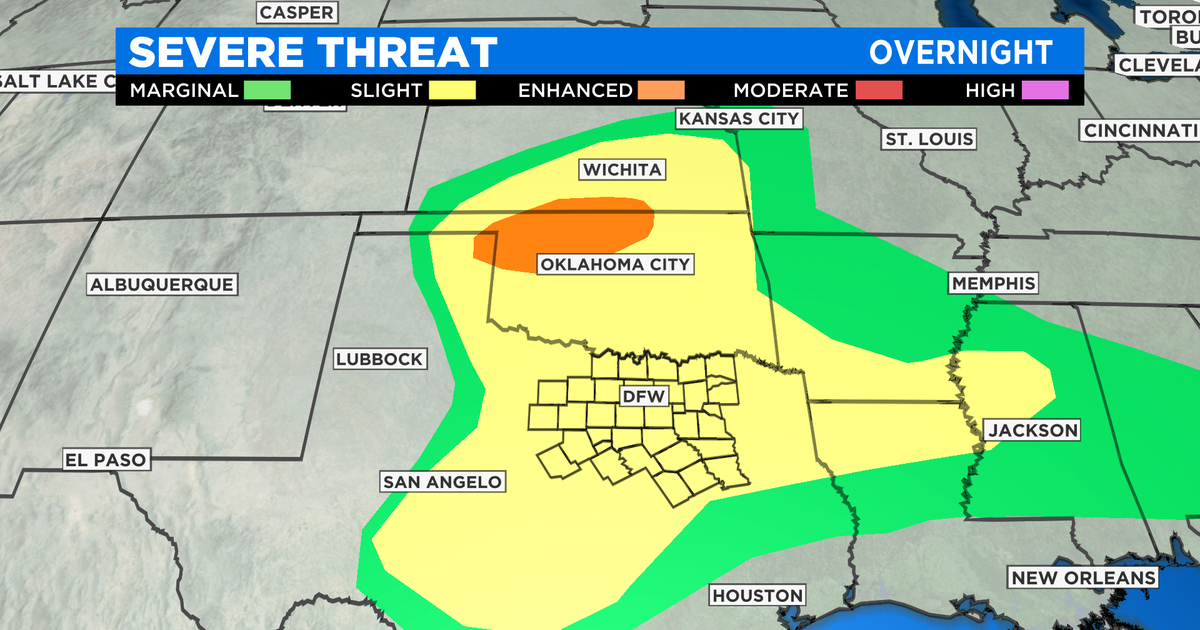 Severe Storms Possible In North Texas Tuesday Night, Wednesday Morning ...