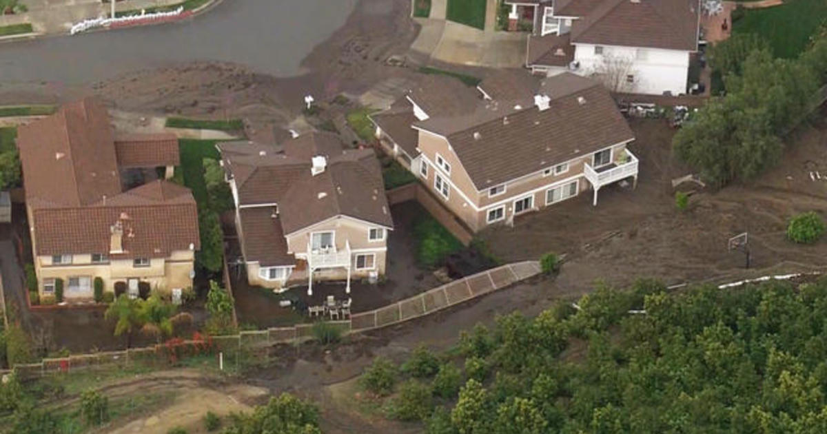 Highrisk of mudslides in Los Angeles' eastern suburbs CBS News