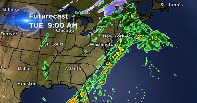 Tracking the storm: Northeast faces flood threat - CBS News