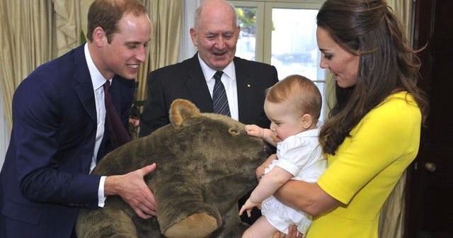 Royals down under William, Kate and baby arrive in Australia(00)