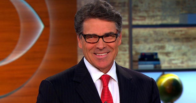 Rick Perry on luring businesses to Texas - CBS News