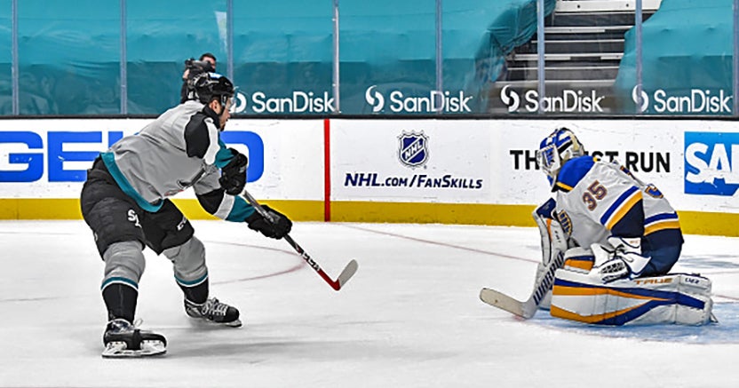 Faceoff Violation Penalty Helps Blues Beat Sharks 52 CBS San Francisco