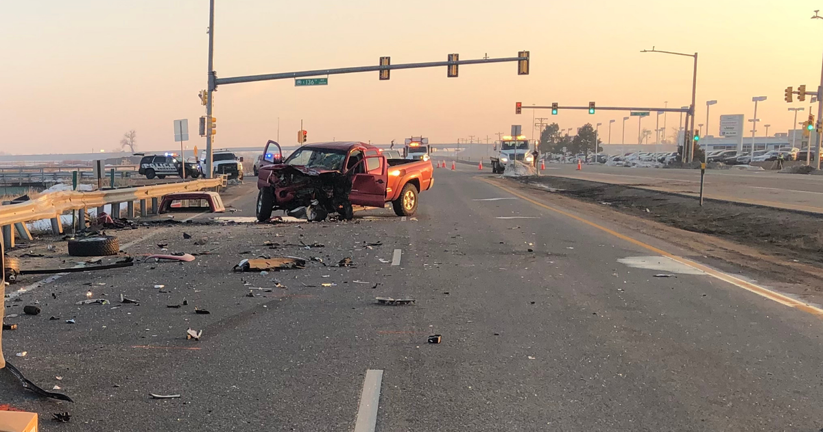 3-Vehicle Crash On Highway 85 Leaves 1 Dead - CBS Colorado