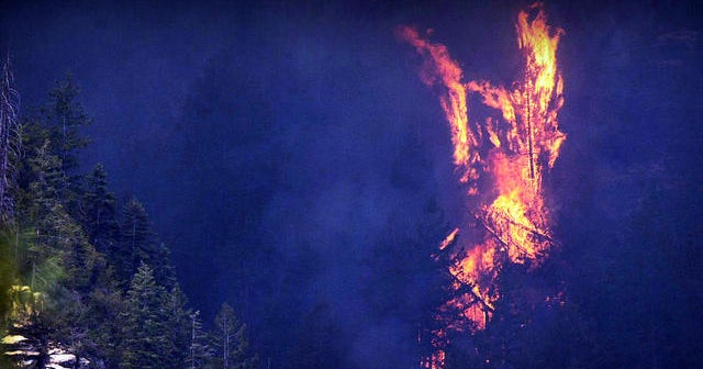 Crews battle wildfires in Arizona and Alaska CBS News