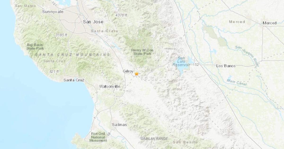 Magnitude 3.3 Earthquake Strikes East Of Gilroy CBS San Francisco