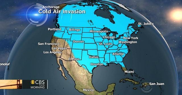 Weather forecast: Arctic blast affects millions - CBS News