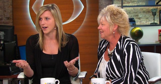 Daughter edits herself into mom's childhood photos - CBS News