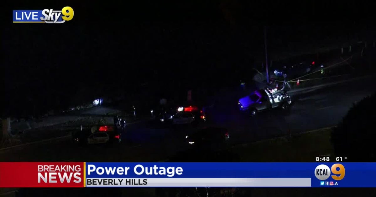 Crash Leads To Power Outage In North End Of Beverly Hills CBS Los Angeles