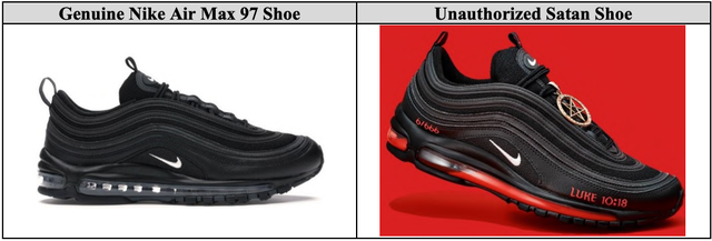 satan shoe air max 97