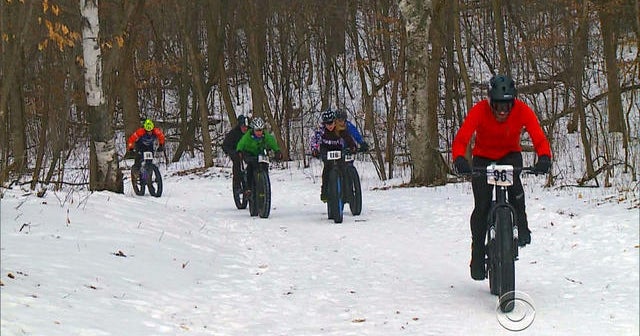 Bikers relish ice, cold temperatures in Minnesota race - CBS News