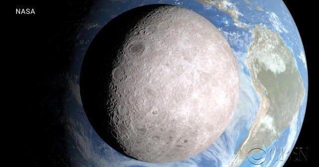 how does the dark side of the moon look like