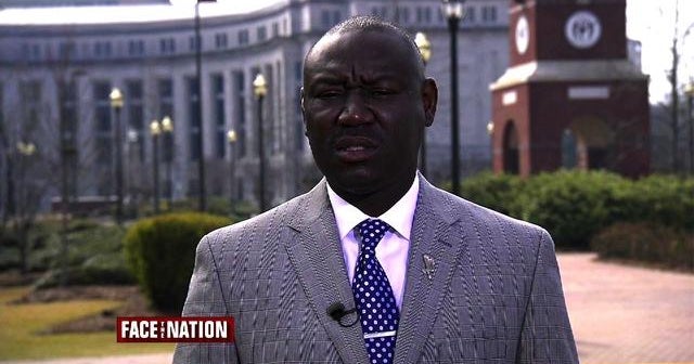 Benjamin Crump "We can't have the DOJ sanitizing" shootings CBS News