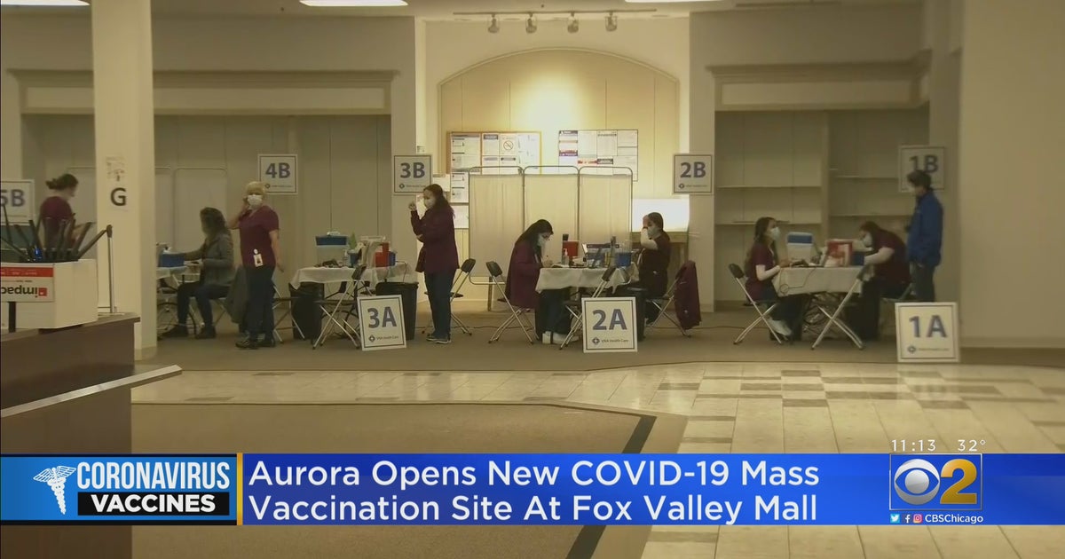 New Mass Vaccination Site Opens In Aurora CBS Chicago
