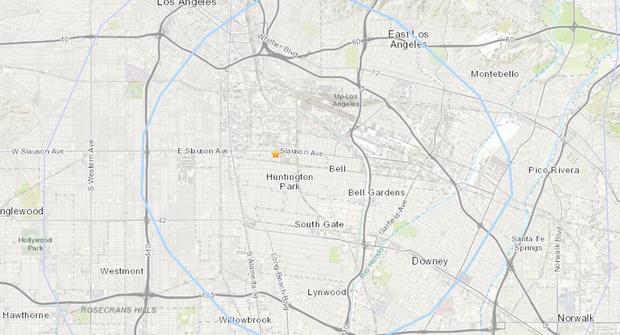 3.2M Quake Hits Huntington Park 