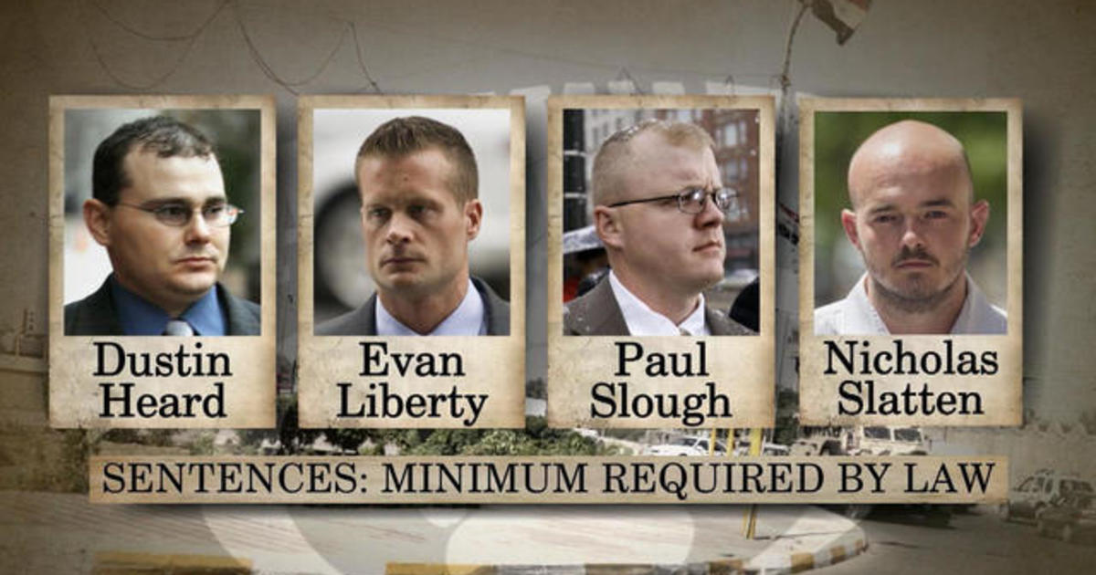 Ex Blackwater Guards Sentenced To Long Prison Terms Cbs News