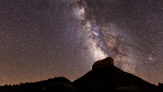 Point Lookout and Milky Way (credit NPS, Jacob W Frank) 