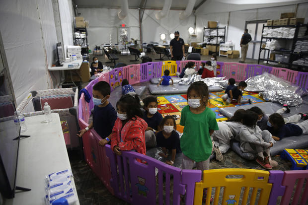 Migrants Housed In Donna, TX As Border Facilities Struggle To Handle Surge 