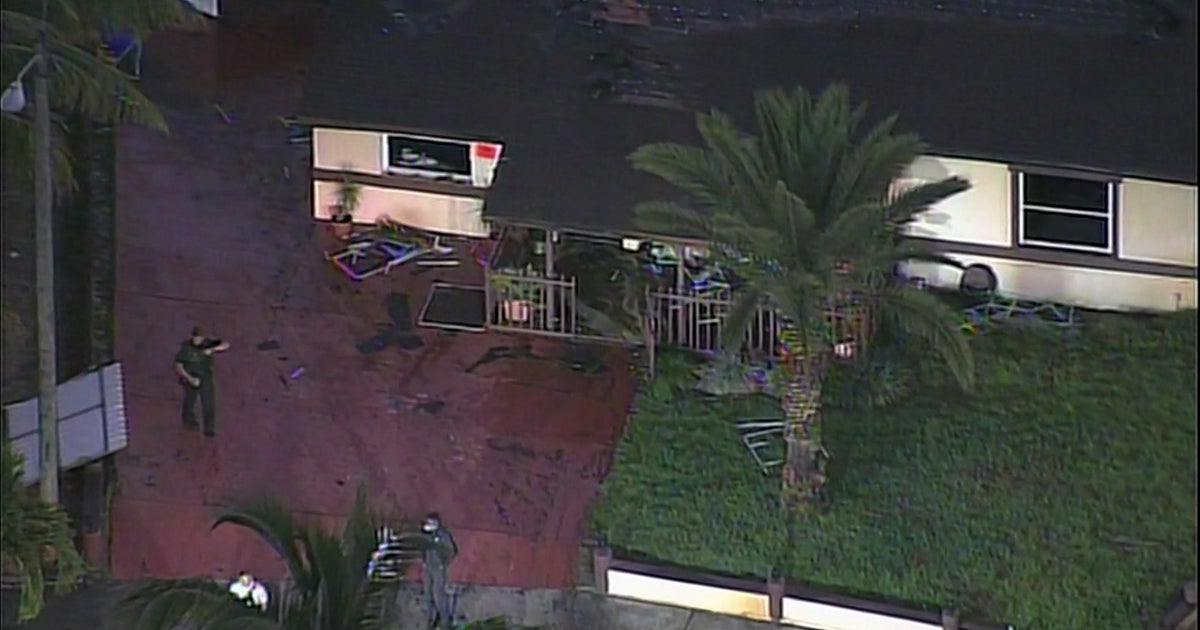 Fire Ripped Through Broadview Park Home, Family Is Safe CBS Miami