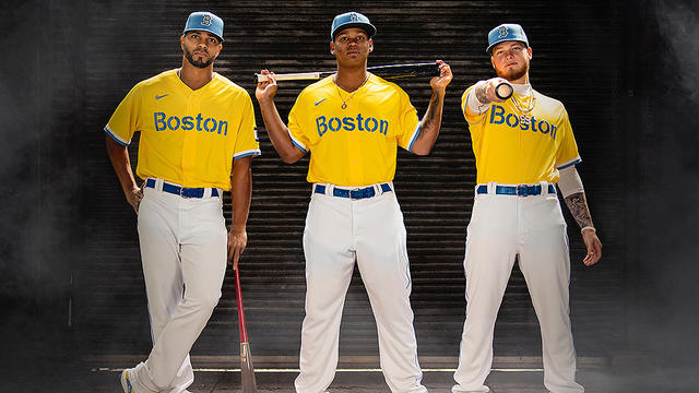 Red Sox Unveil New Boston Marathon-Themed Uniforms For Patriots' Day  Weekend - CBS Boston