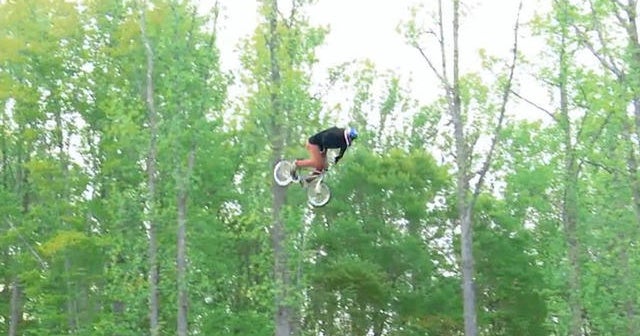 BMX biker sets record with quadruple backflip CBS News