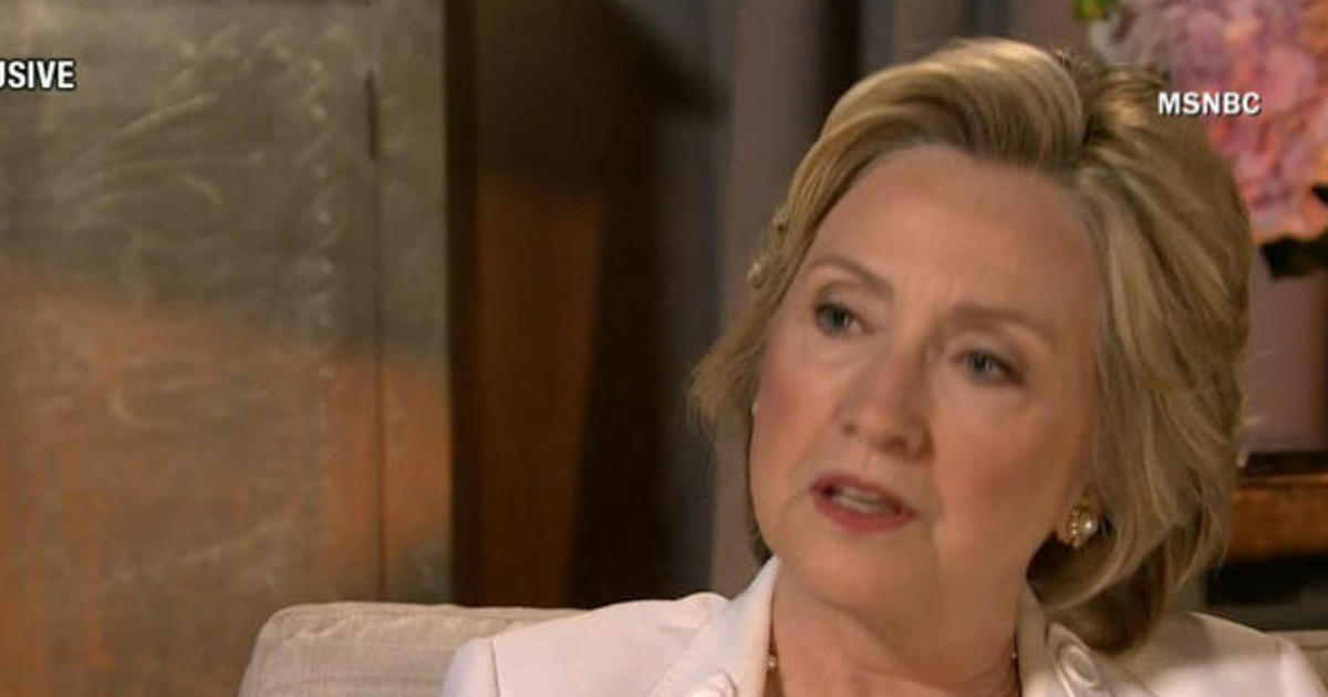 Hillary Clinton Addresses Email Controversy Cbs News