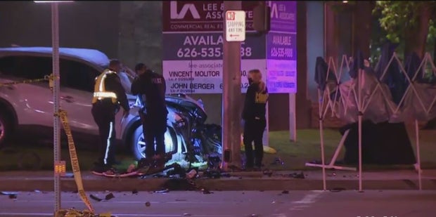 Driver Killed After Car Slams Into Pole In Santa Fe Springs 