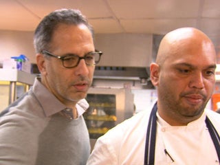 Cookbook author Yotam Ottolenghi and head chef, Ramael Scully