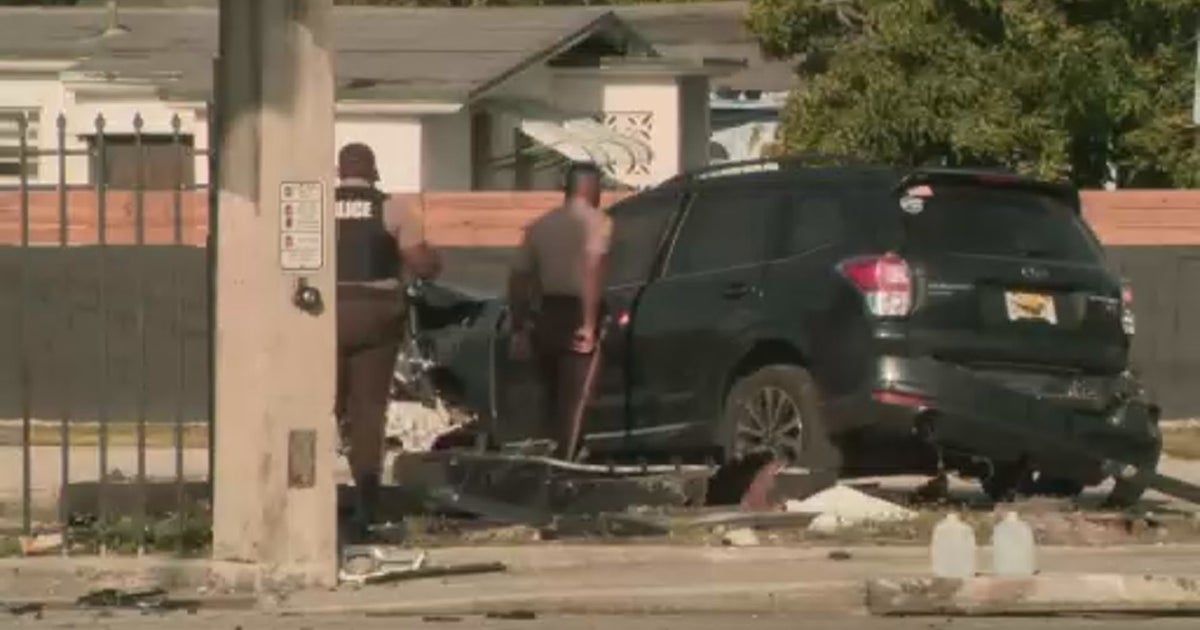 3 Children Injured In NW Miami-Dade Crash - CBS Miami