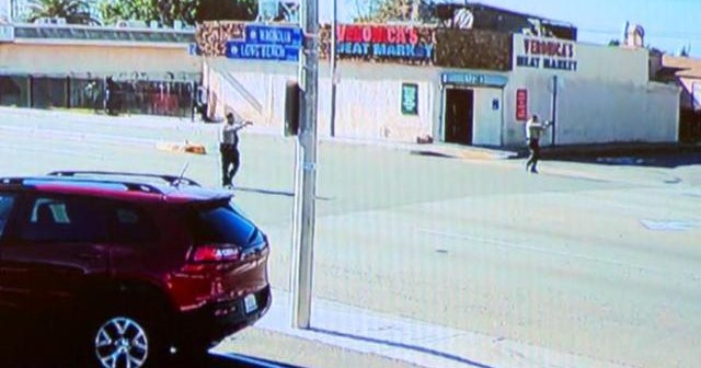 Deadly police shooting in Los Angeles - CBS News