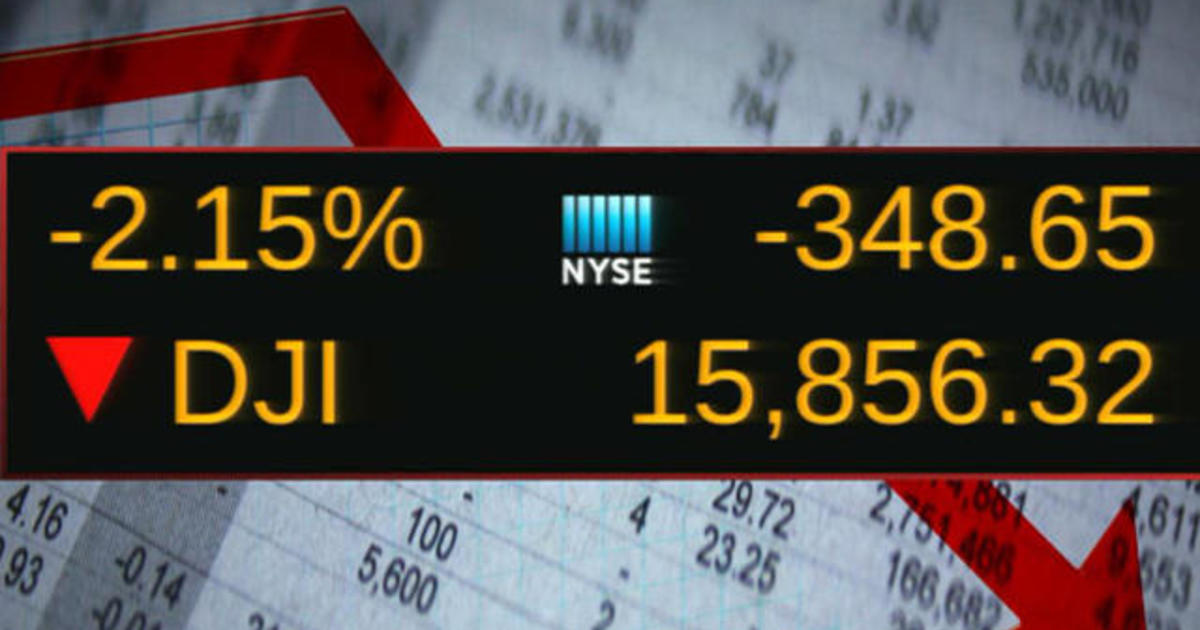 Why is the stock market dropping today? CBS News