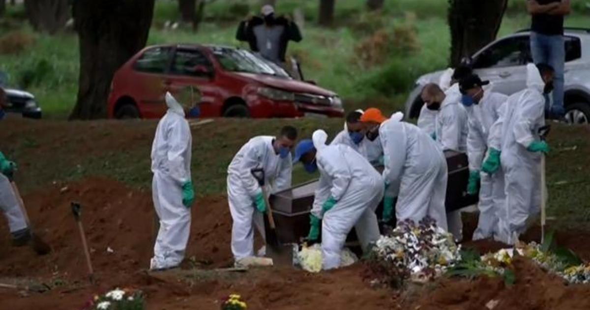 Brazil could face deadliest month as COVID variant spreads - CBS News