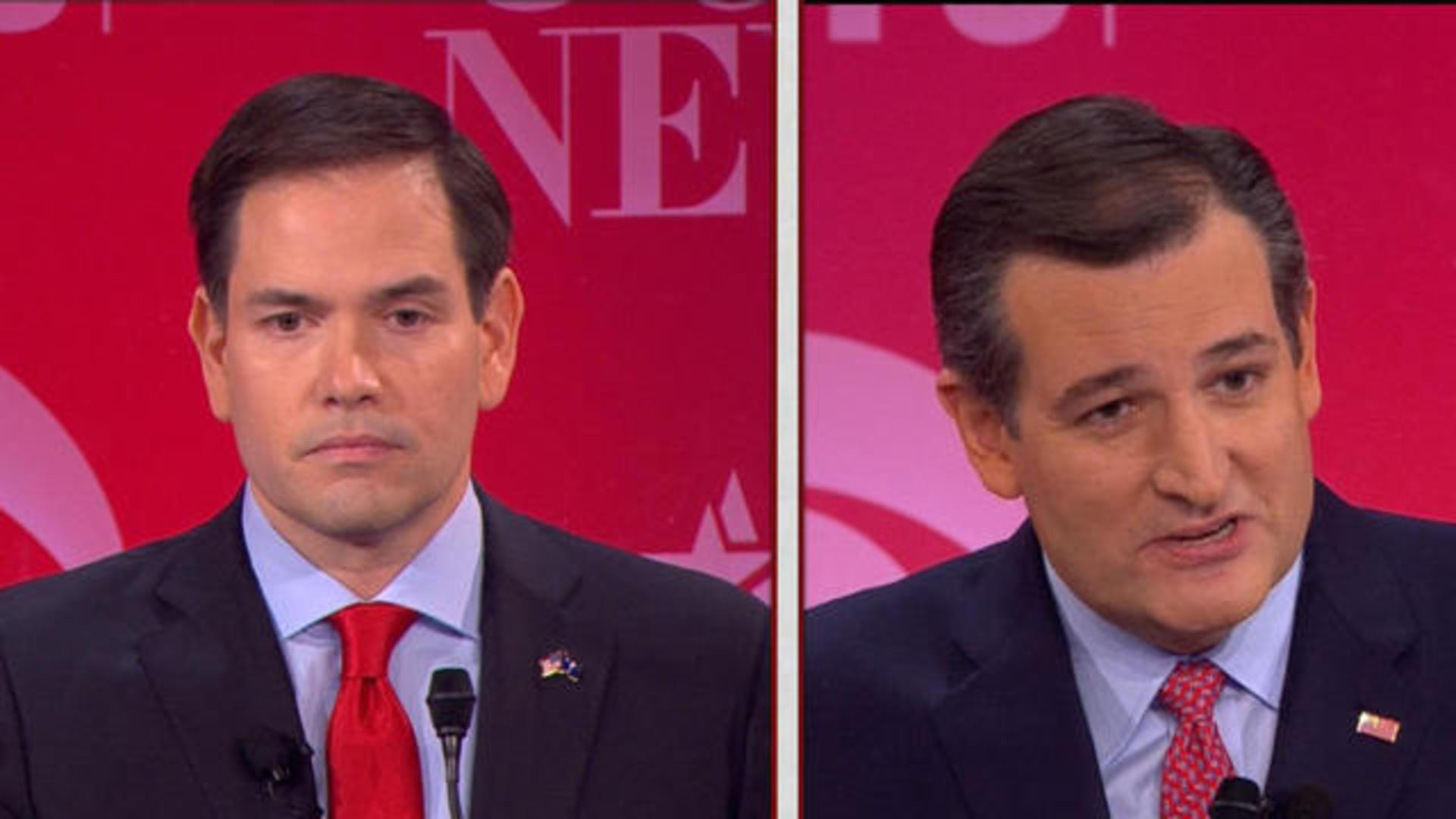 Marco Rubio and Ted Cruz s fiery clash on immigration