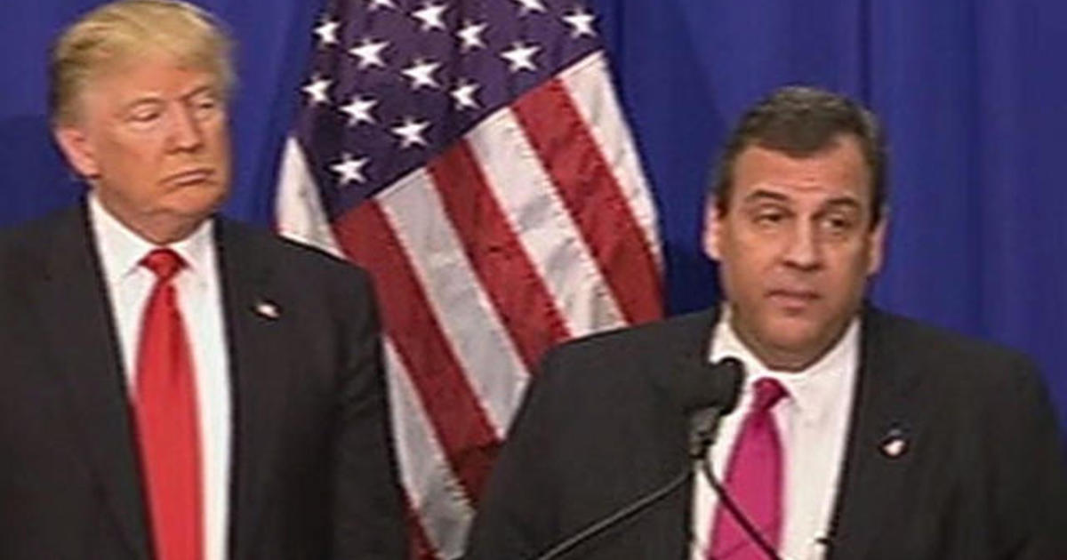 Chris Christie endorses Donald Trump CBS News