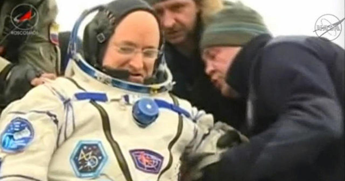 Scott Kelly back on Earth after 340 days in space - CBS News