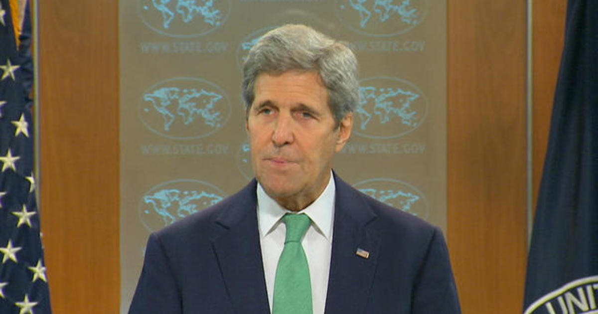 John Kerry Isis Committing Genocide Cbs News