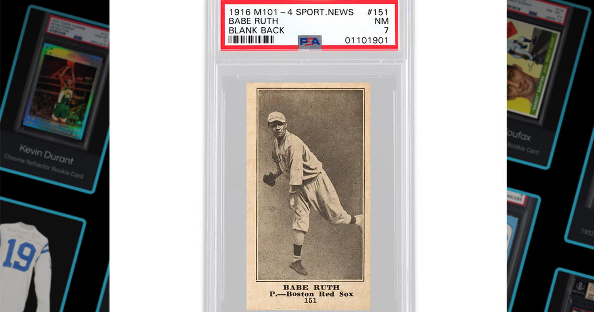 2 Card Lot BABE RUTH Rookie Card 151 Red Sox 1916 M101 