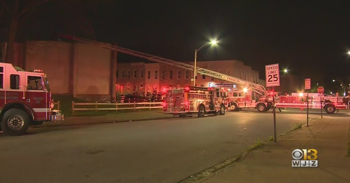 2 People Injured, Police Officer Burned In Fire In West Baltimore ...