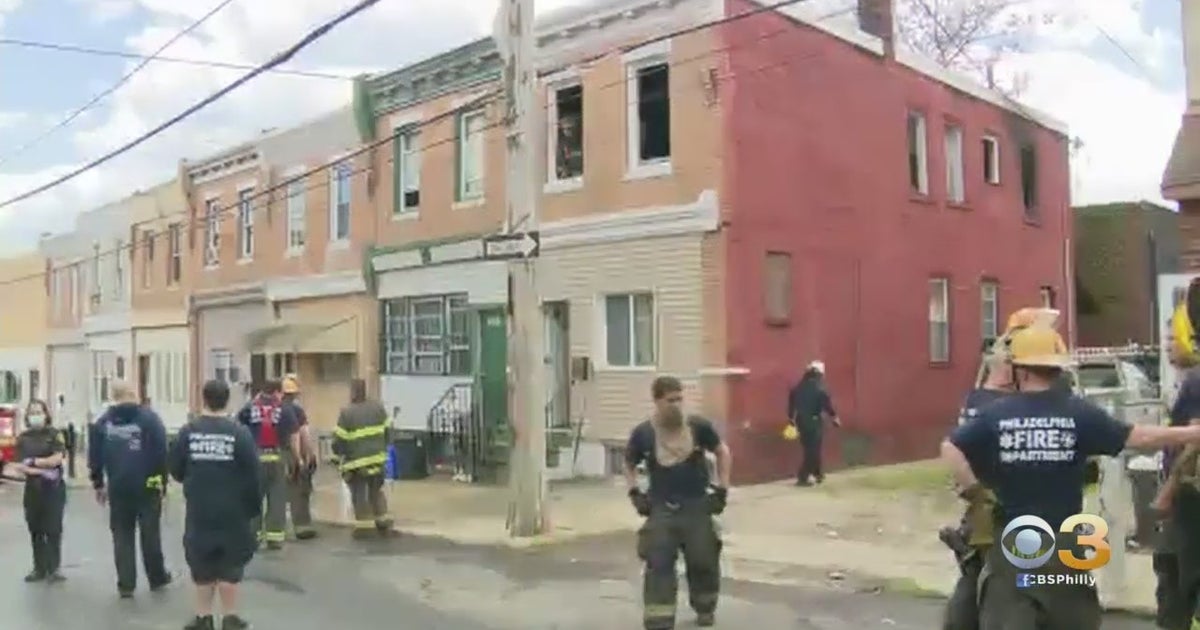 2 Injured In North Philadelphia House Fire - CBS Philadelphia