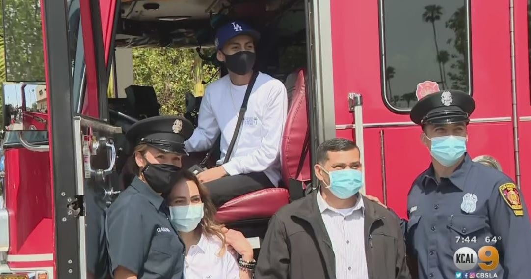 Boy, 14, Reunited With First Responders Who Saved His Life After ...