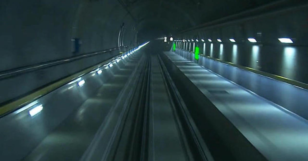 World's Longest, Deepest Railroad Tunnel Opens - CBS News