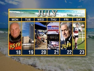 Calendar: Week of July 18 - CBS News