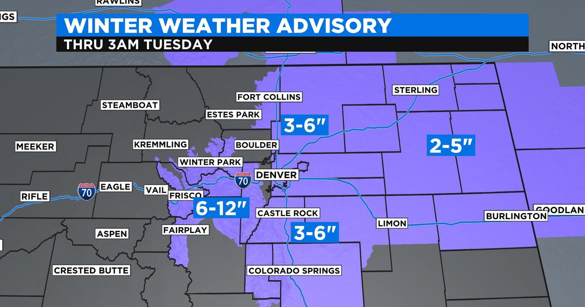 Denver Weather: More Heavy Snow And Cold Temperatures - CBS Colorado