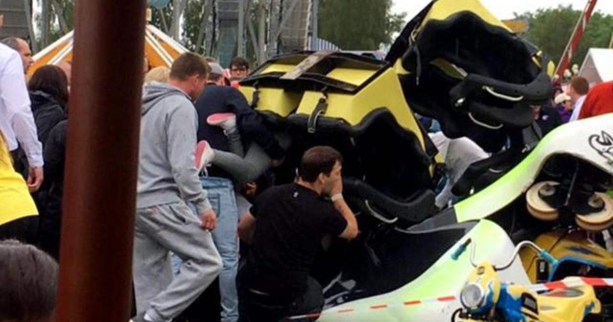 Children among 10 injured in Scottish roller coaster crash